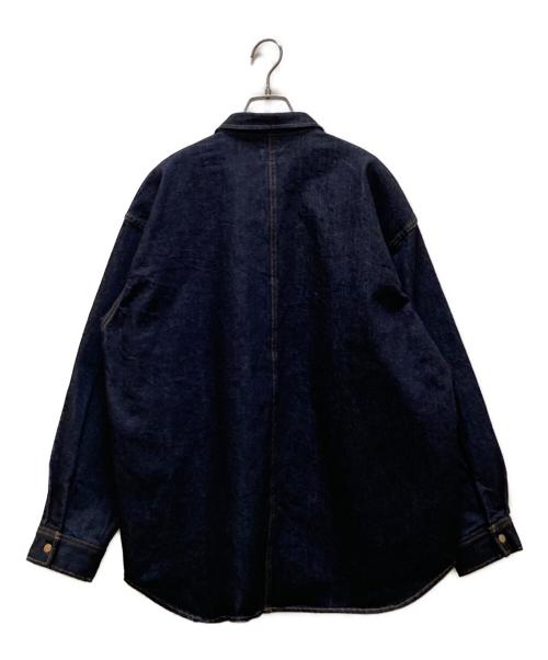 JAPAN BLUE JEANS（ジャパンブルージーンズ）JAPAN BLUE JEANS (ジャパンブルージーンズ) 13oz デニム ビッグ シャツ ジャケット インディゴ サイズ:L 未使用品の古着・服飾アイテム