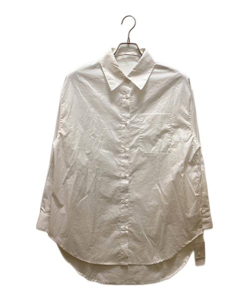 SHENERY（シーナリー）SHENERY (シーナリー) シルキータッチオーバーシャツ ホワイト サイズ:FREE 未使用品の古着・服飾アイテム