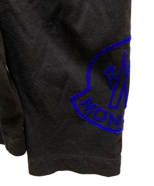 MONCLER（モンクレール）MONCLER (モンクレール) スリーブロゴデザインカットソー ブラック サイズ:Mの古着・服飾アイテム