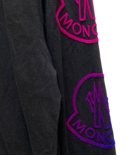 MONCLER（モンクレール）MONCLER (モンクレール) スリーブロゴデザインカットソー ブラック サイズ:Mの古着・服飾アイテム