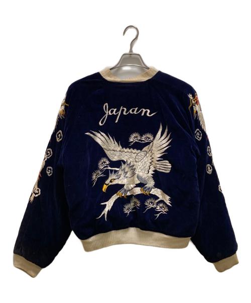 VINTAGE（ヴィンテージ）VINTAGE (ヴィンテージ) ヴィンテージ両面別珍スカジャン ネイビー サイズ:なしの古着・服飾アイテム