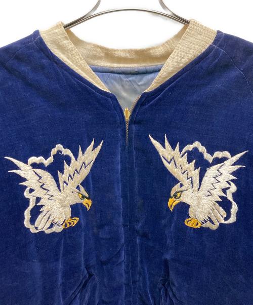 VINTAGE（ヴィンテージ）VINTAGE (ヴィンテージ) ヴィンテージ両面別珍スカジャン ネイビー サイズ:なしの古着・服飾アイテム