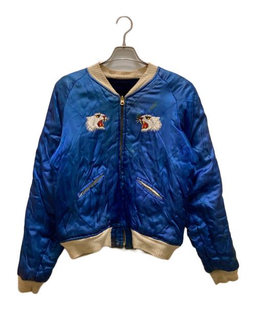 VINTAGE（ヴィンテージ）VINTAGE (ヴィンテージ) ヴィンテージ両面別珍スカジャン ネイビー サイズ:なしの古着・服飾アイテム