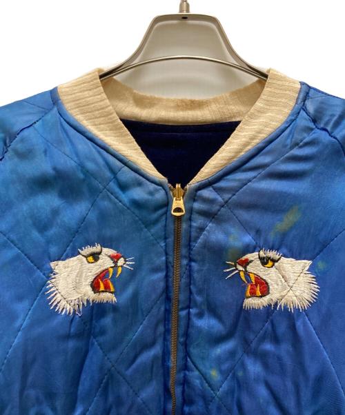 VINTAGE（ヴィンテージ）VINTAGE (ヴィンテージ) ヴィンテージ両面別珍スカジャン ネイビー サイズ:なしの古着・服飾アイテム