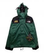 THE NORTH FACE×The Aqueduct×Off-Track Bettingザ ノース フェイス××）の古着「コラボ 1990 マウンテンジャケット」｜グリーン×ブラック