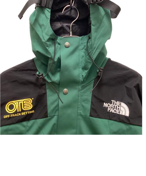 THE NORTH FACE（ザ ノース フェイス）THE NORTH FACE (ザ ノース フェイス) The Aqueduct Off-Track Betting コラボ 1990 マウンテンジャケット グリーン×ブラック サイズ:Lの古着・服飾アイテム