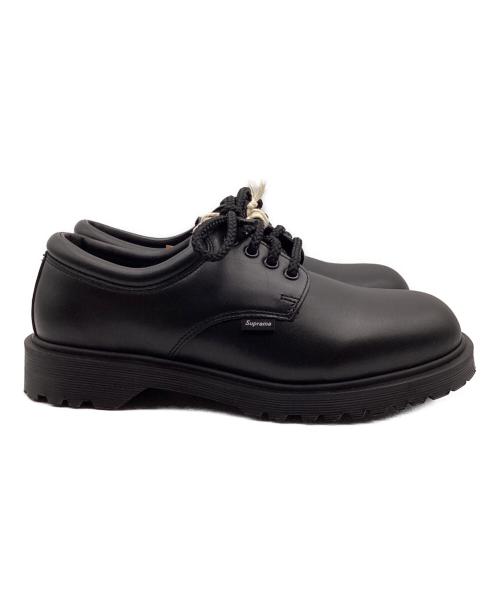 Dr.Martens（ドクターマーチン）Dr.Martens (ドクターマーチン) Supreme (シュプリーム) コラボ ポスタル 4 ホール シューズ ブラック サイズ:29 未使用品の古着・服飾アイテム