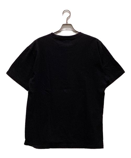 stussy（ステューシー）stussy (ステューシー) ロゴアップリケTシャツ ブラック サイズ:Lの古着・服飾アイテム