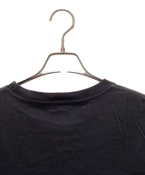 stussy（ステューシー）stussy (ステューシー) ロゴアップリケTシャツ ブラック サイズ:Lの古着・服飾アイテム