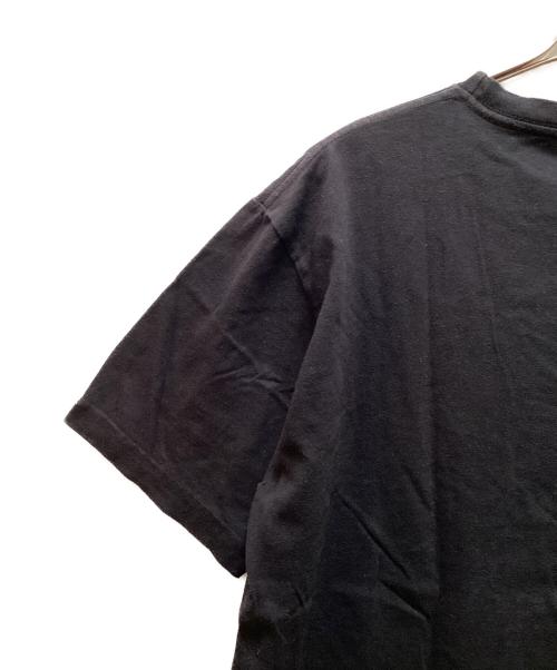 stussy（ステューシー）stussy (ステューシー) ロゴアップリケTシャツ ブラック サイズ:Lの古着・服飾アイテム