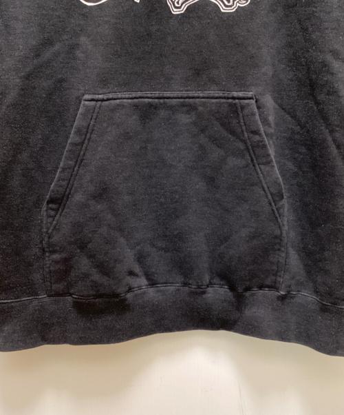 stussy（ステューシー）stussy (ステューシー) スカルロゴプルオーバーパーカー グレー サイズ:Mの古着・服飾アイテム