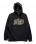 stussy（ステューシー）の古着「スカルロゴプルオーバーパーカー」｜グレー