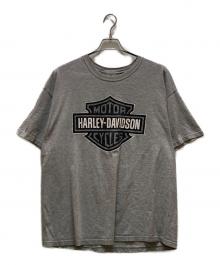 HARLEY-DAVIDSON（ハーレーダビッドソン）の古着「オールド両面プリントTシャツ」｜グレー