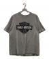HARLEY-DAVIDSON（ハーレーダビッドソン）の古着「オールド両面プリントTシャツ」｜グレー
