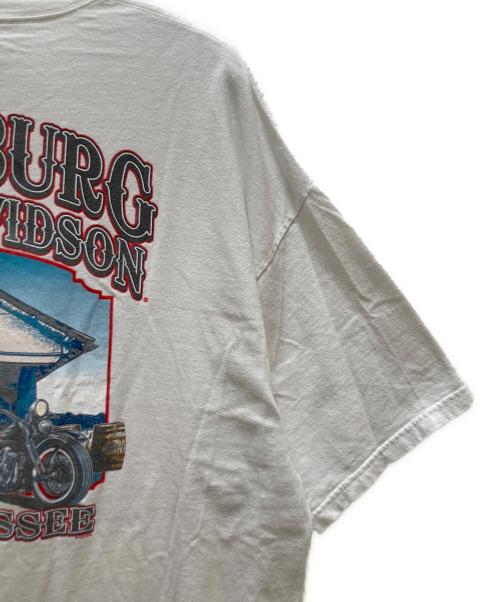 HARLEY-DAVIDSON（ハーレーダビッドソン）HARLEY-DAVIDSON (ハーレーダビッドソン) オールド両面プリントTシャツ ホワイト サイズ:2XLの古着・服飾アイテム
