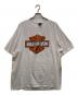 HARLEY-DAVIDSON（ハーレーダビッドソン）の古着「オールド両面プリントTシャツ」｜ホワイト