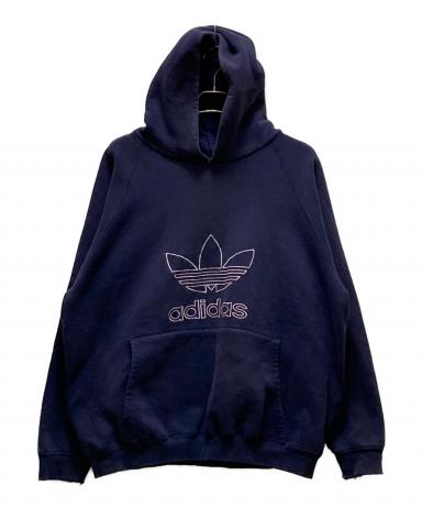 アディダス 2025年ベルリンマラソン ネイビー バーカー サイズS 中古・古着通販】adidas (アディダス) ヴィンテージトレフォイルロゴ