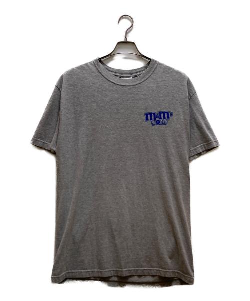 m&m's（エムアンドエムズ）m&m's (エムアンドエムズ) オールド両面プリントTシャツ グレー サイズ:Lの古着・服飾アイテム