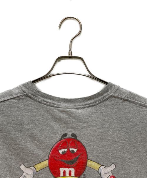 m&m's（エムアンドエムズ）m&m's (エムアンドエムズ) オールド両面プリントTシャツ グレー サイズ:Lの古着・服飾アイテム