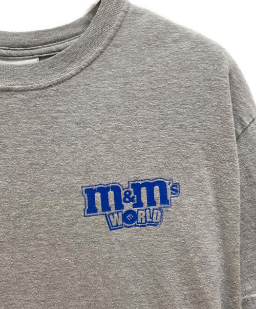 m&m's（エムアンドエムズ）m&m's (エムアンドエムズ) オールド両面プリントTシャツ グレー サイズ:Lの古着・服飾アイテム