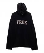 BALENCIAGAバレンシアガ）の古着「FREE プルオーバーパーカー」｜ブラック