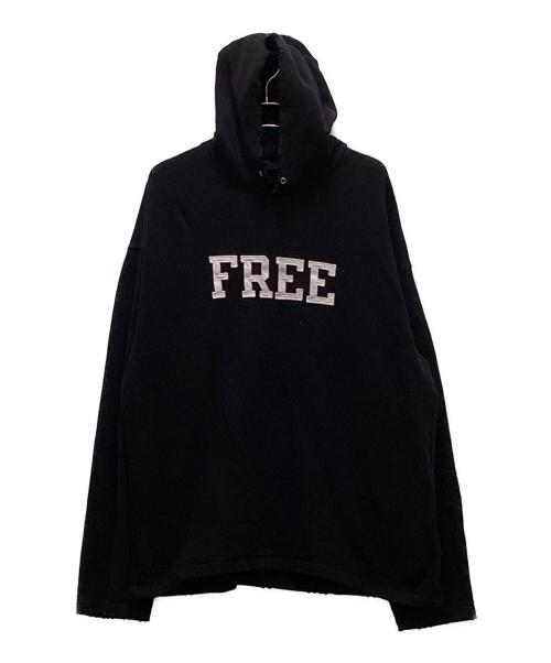 BALENCIAGA（バレンシアガ）BALENCIAGA (バレンシアガ) FREE プルオーバーパーカー ブラック サイズ:XXSの古着・服飾アイテム