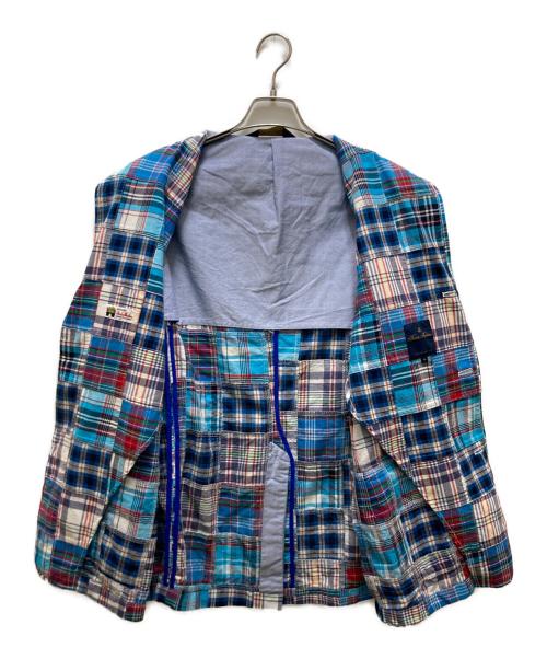 BROOKS BROTHERS（ブルックスブラザーズ）BROOKS BROTHERS (ブルックスブラザーズ) 3Bパッチワークチェックテーラードジャケット マルチカラー サイズ:Mの古着・服飾アイテム