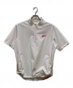 BEAMS GOLFビームスゴルフ）の古着「撥水 バックロゴ ショートスリーブ ピステ プルオーバー」｜ホワイト