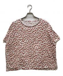 yukiemon（ユキエモン）の古着「いちご変形Tシャツ」｜レッド×ホワイト