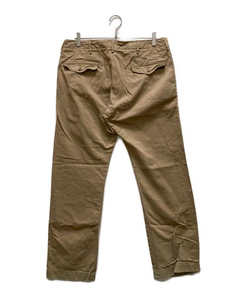 RRL（ダブルアールエル）RRL (ダブルアールエル) 5ポケットミリタリーチノパンツ ベージュ サイズ:34の古着・服飾アイテム
