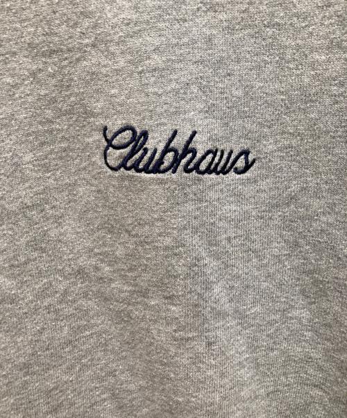CLUB HAUS（クラブハウス）CLUB HAUS (クラブハウス) 半袖襟付きスウェット グレー サイズ:XLの古着・服飾アイテム