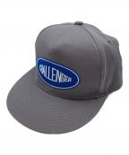 CHALLENGERチャレンジャー）の古着「LOGO TWILL CAP」｜グレー