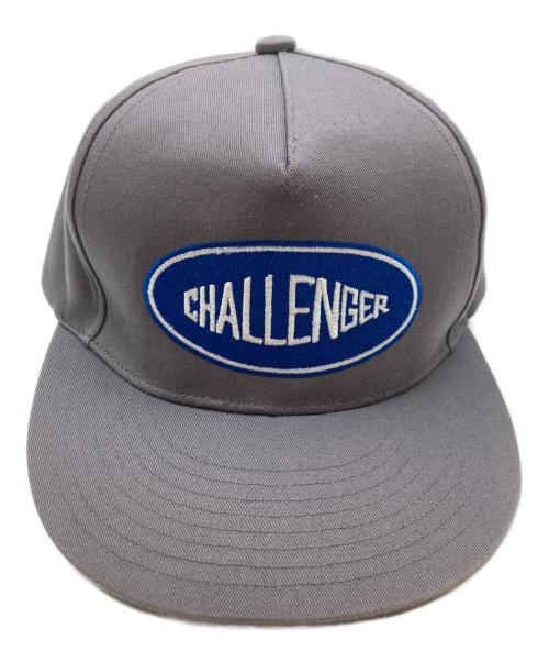 CHALLENGER（チャレンジャー）CHALLENGER (チャレンジャー) LOGO TWILL CAP グレーの古着・服飾アイテム