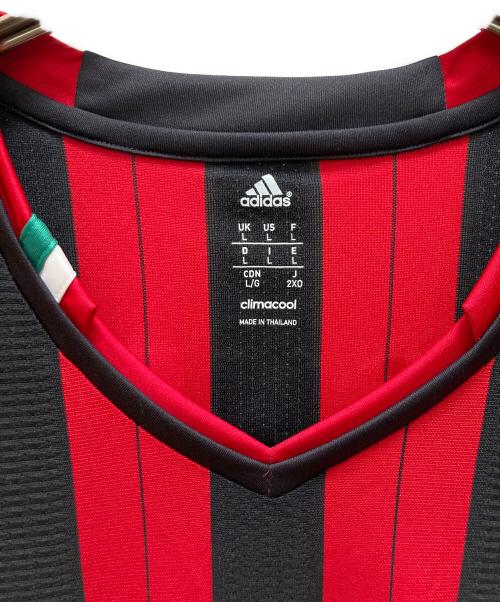 adidas（アディダス）adidas (アディダス) ACミラン 13/14  レプリカユニフォーム レッド サイズ:2XOの古着・服飾アイテム