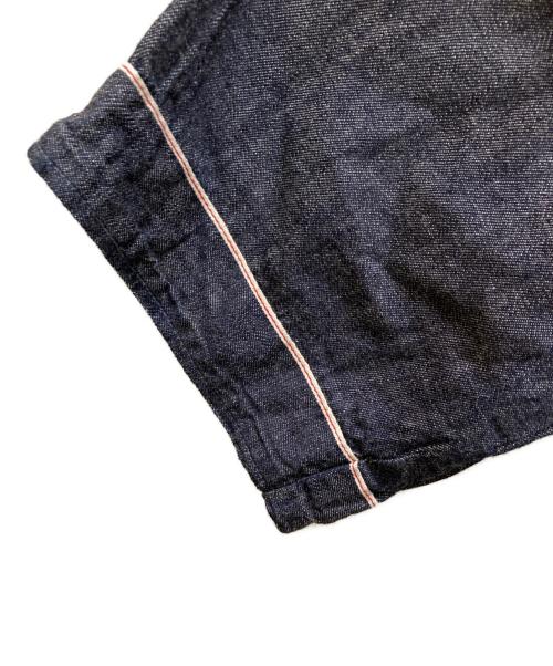 NEIGHBORHOOD（ネイバーフッド）NEIGHBORHOOD (ネイバーフッド) 刺繍デザイン デニムガウンシャツ インディゴ サイズ:4の古着・服飾アイテム