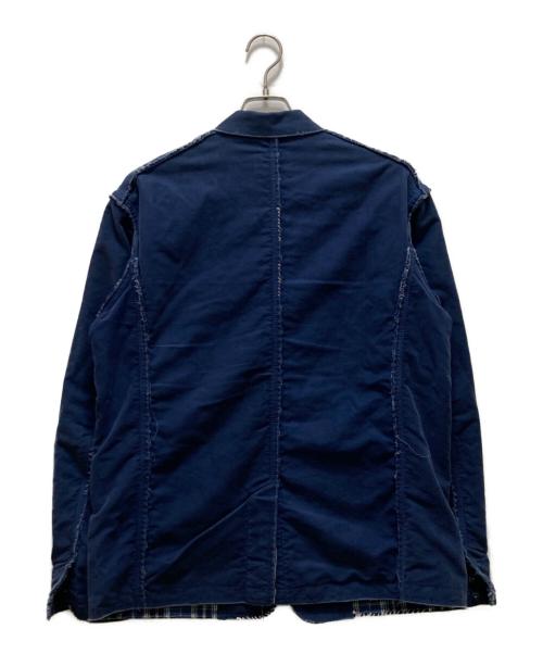 Porter Classic（ポータークラシック）Porter Classic (ポータークラシック) HAND WORK 刺繍入りジャケット ブルー サイズ:Lの古着・服飾アイテム