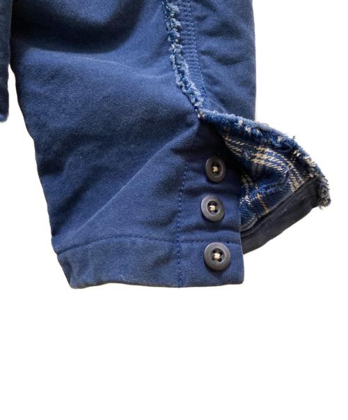 Porter Classic（ポータークラシック）Porter Classic (ポータークラシック) HAND WORK 刺繍入りジャケット ブルー サイズ:Lの古着・服飾アイテム