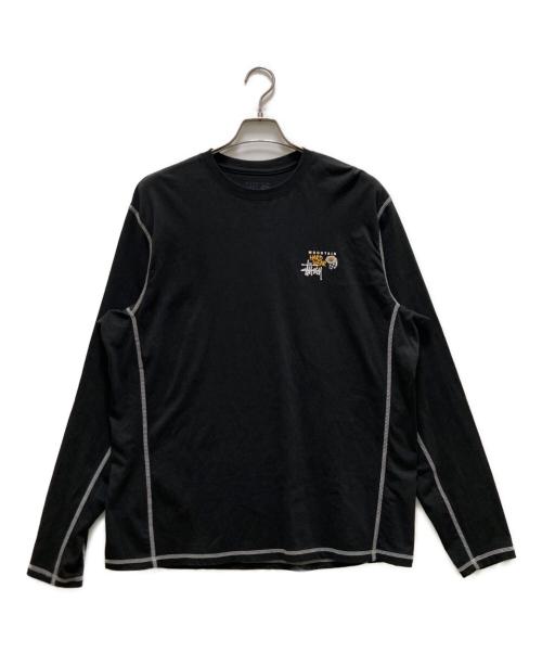 stussy（ステューシー）stussy (ステューシー) MOUNTAIN HARD WEAR (マウンテンハードウェア) コラボロゴプリントカットソー グレー サイズ:Lの古着・服飾アイテム