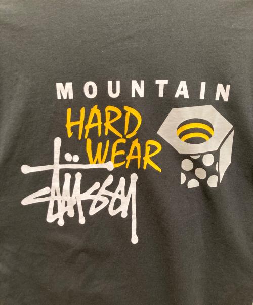 stussy（ステューシー）stussy (ステューシー) MOUNTAIN HARD WEAR (マウンテンハードウェア) コラボロゴプリントカットソー グレー サイズ:Lの古着・服飾アイテム