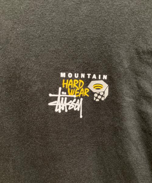 stussy（ステューシー）stussy (ステューシー) MOUNTAIN HARD WEAR (マウンテンハードウェア) コラボロゴプリントカットソー グレー サイズ:Lの古着・服飾アイテム