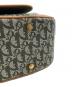 中古・古着 Christian Dior (クリスチャン ディオール) ダブルサドルバッグ ハンドバッグ カーキ：140000円