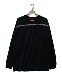 SUPREME（シュプリーム）の古着「INTARASIA STRIPE L/S TOP」｜ブラック