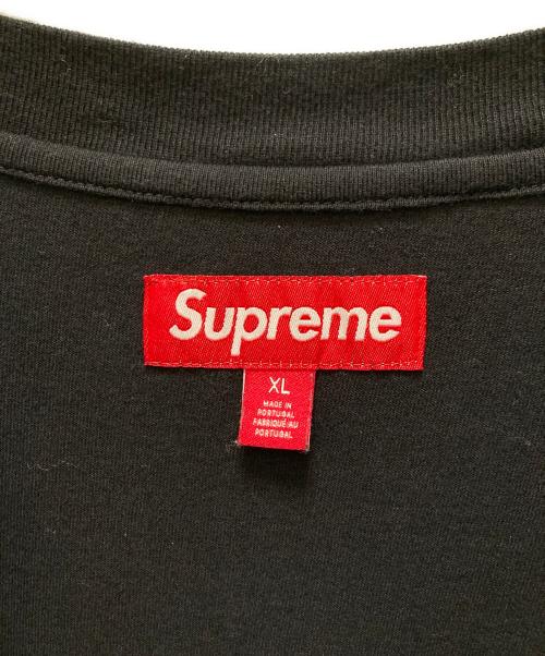 SUPREME（シュプリーム）Supreme (シュプリーム) INTARASIA STRIPE L/S TOP ブラック サイズ:XLの古着・服飾アイテム