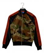 adidas Originalsアディダスオリジナル）の古着「迷彩トラックジャケット」｜グリーン