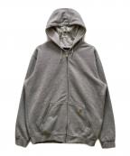 CarHarttカーハート）の古着「Loose Fit Midweight Full Zip Hoodie」｜グレー