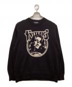 Hysteric Glamourヒステリックグラマー）の古着「ENDLESS ROCK編込 セーター」｜ブラック