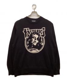 Hysteric Glamour（ヒステリックグラマー）の古着「ENDLESS ROCK編込 セーター」｜ブラック