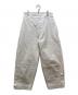 MHL（エムエイチエル）の古着「WASHED COMPACT COTTON TROUSERS」｜アイボリー