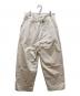 MHL (エムエイチエル) WASHED COMPACT COTTON TROUSERS アイボリー サイズ:1：5000円