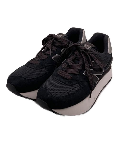 NEW BALANCE（ニューバランス）NEW BALANCE (ニューバランス) ローカットスニーカー ブラック サイズ:24.5の古着・服飾アイテム